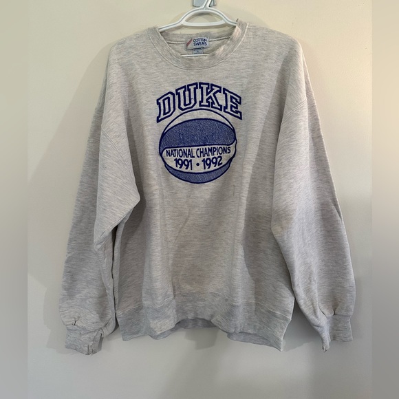 Tops National Championship Duke Basketball Sweatshirt Poshmark